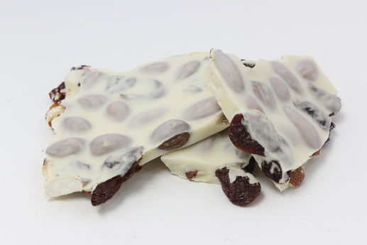 White Cherry Almond Bark
